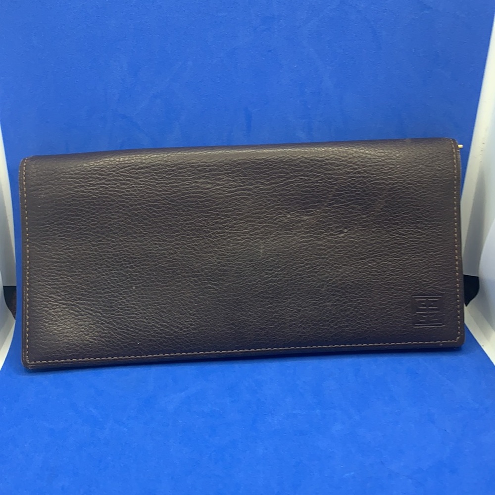 Vintage Givenchy long‎ leather flap wallet